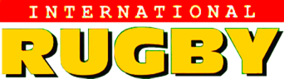 International Rugby logo for Sega Mega Drive